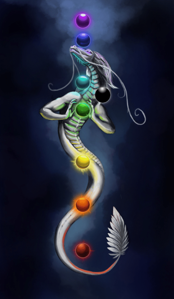 Kundalini chakra serpent