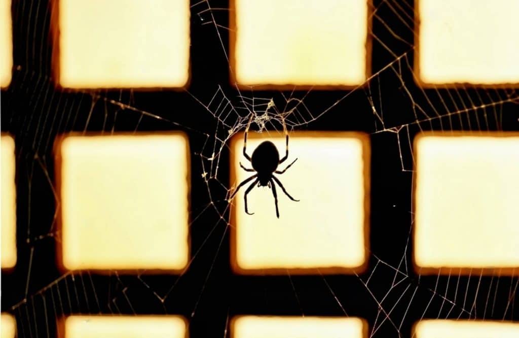 une toile d'araignée