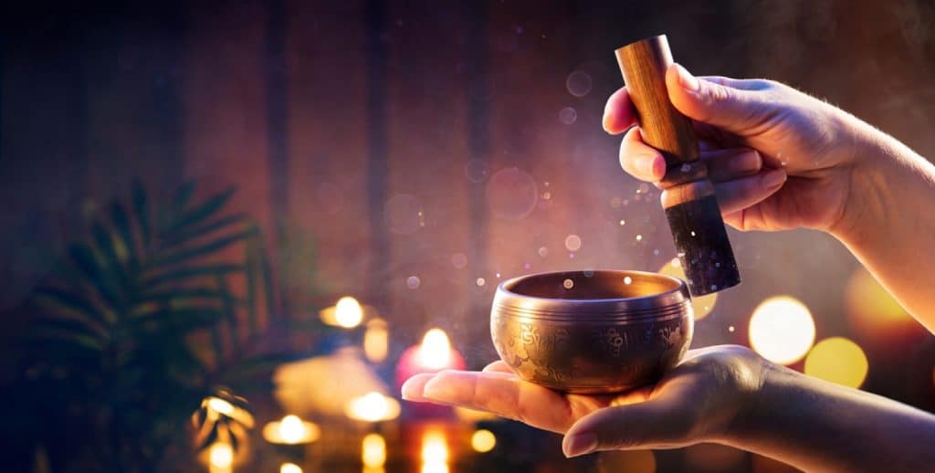 bol chantant pour le bain sonore